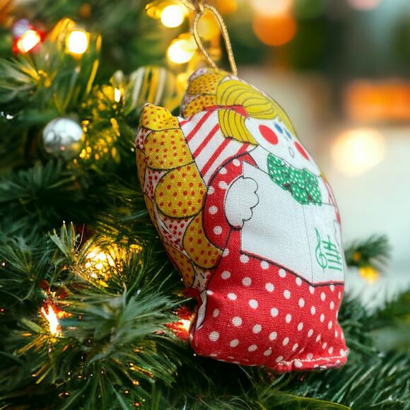 Lot of Eight Vintage Christmas Ornaments, Some Hand-made Bear Tree Mouse Candy - Picture 8 of 11